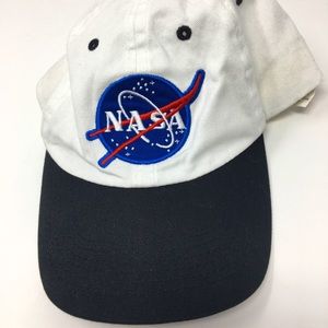 Vintage NASA White/Black Cap